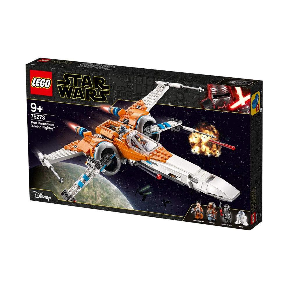 LEGO Star Wars Poe Dameron's X-Wing Fighter 75273 Building Kit  Cool C