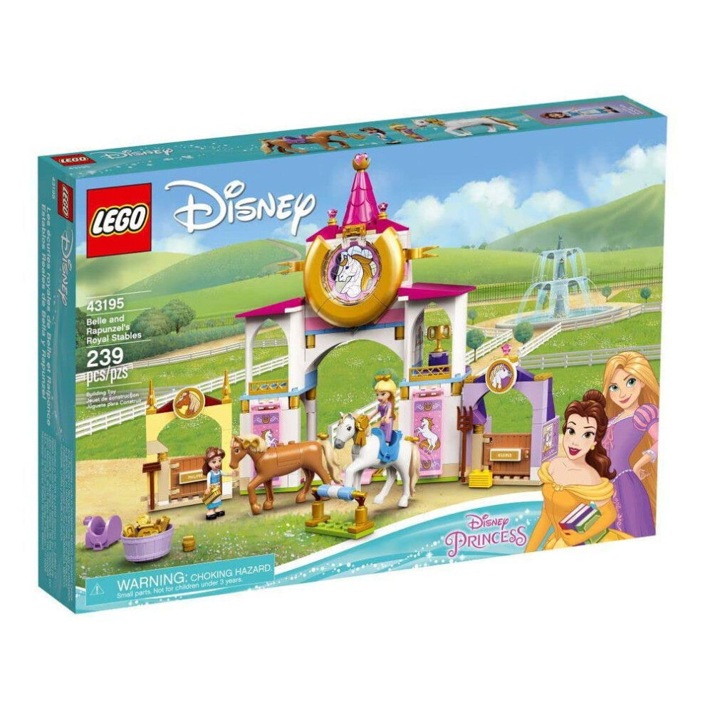 LEGO Disney Belle and Rapunzels Royal Stables 43195 Building Kit; Grea