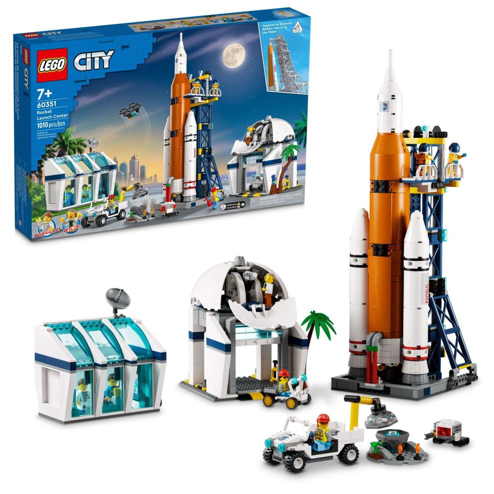 LEGO City Rocket Launch Center Building Toy Set 60351  NASA-Inspired S