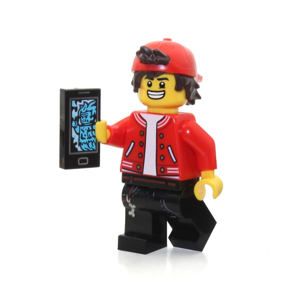 LEGO Hidden Side Minifigure - Jack Davids (Red Jacket  Backwards Cap a