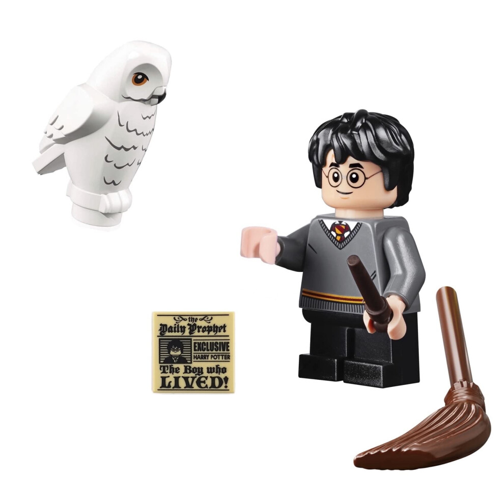 LEGO 2018 Harry Potter Minifigure - Harry Potter (with Owl  Broom & Wa