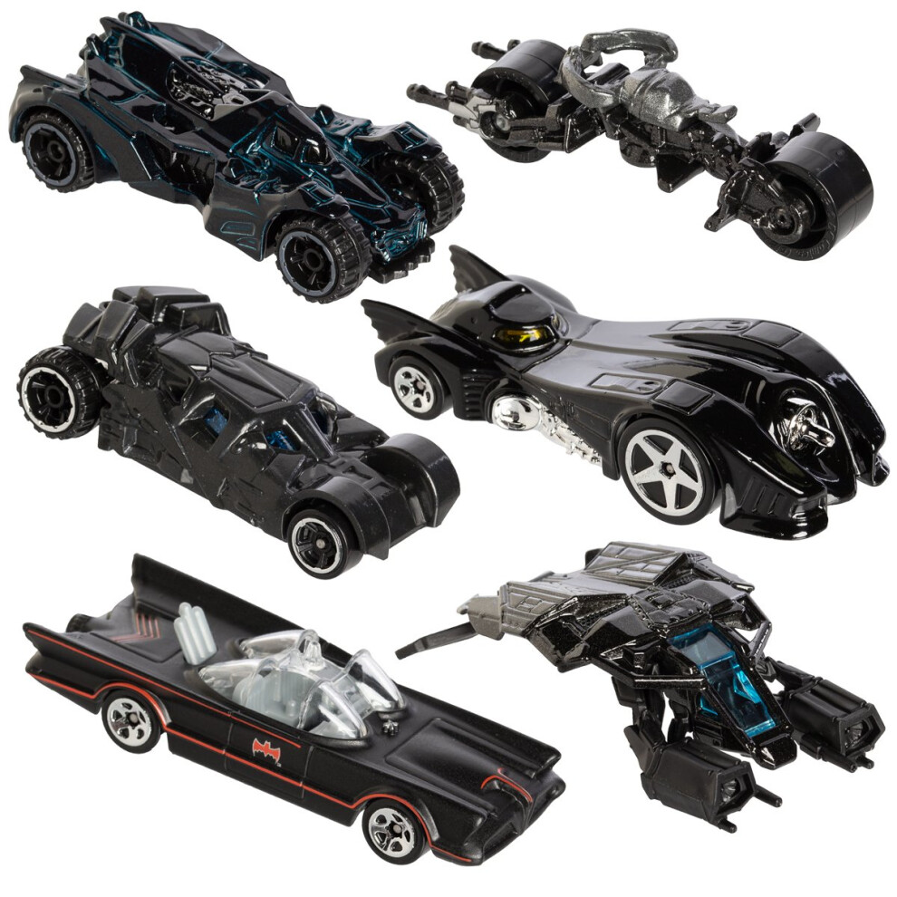 Hot Wheels  2015 Batman  Bundle Set of 6 Exclusive Die-Cast Vehicles