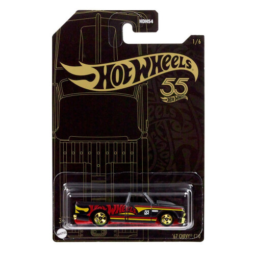 Hot Wheels Σετ 6 Αυτοκινήτων Hotwheels 55ης Επετείου 2023 - Μεταλλικά Αυτοκινητάκια 1:64 για Συλλέκτες 1