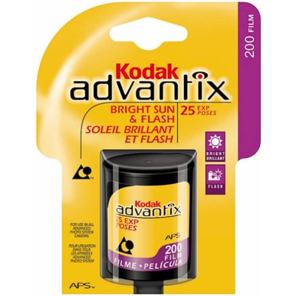 Kodak Advantix 200 Speed 25 Exposure APS Film