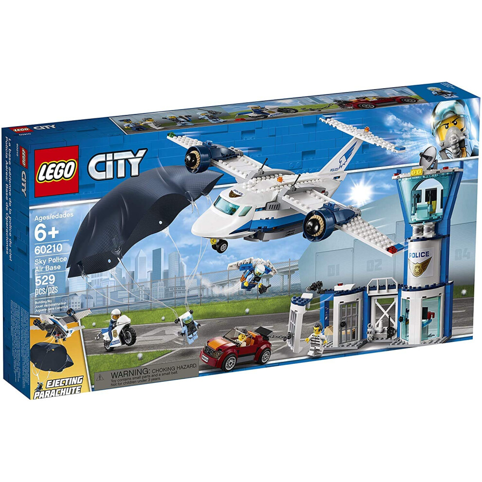 LEGO City Sky Police Air Base 60210 Building Kit (529 Pieces)