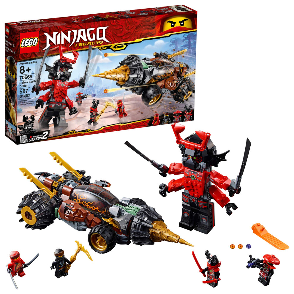 LEGO NINJAGO Legacy Coles Earth Driller 70669 Building Kit (587 Pieces