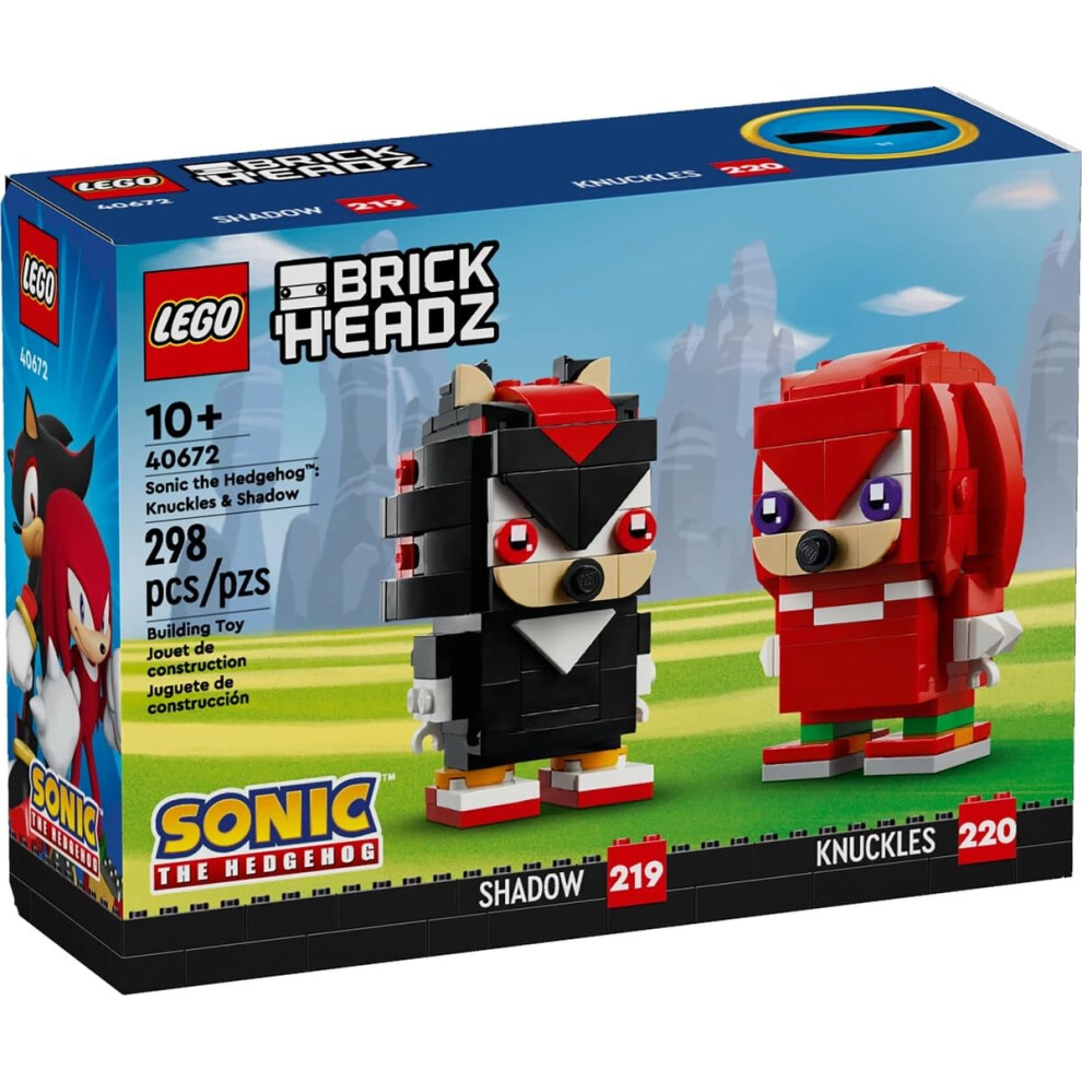 Lego 40672 Sonic The Hedgehog: Knuckles & Shadow Brickheadz