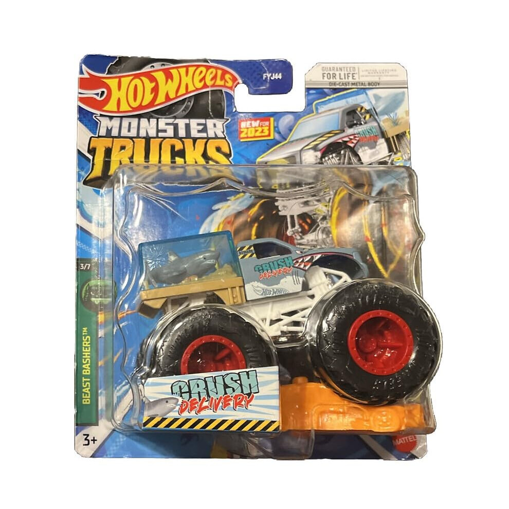 Hot Wheels Monster Trucks New for 2023 1:64 Scale (Crush Delivery Beas