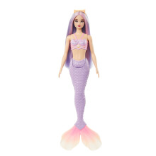Poup   es Barbie Sir   ne avec des cheveux fantaisie et des accessoires pour serre-t   te Merma