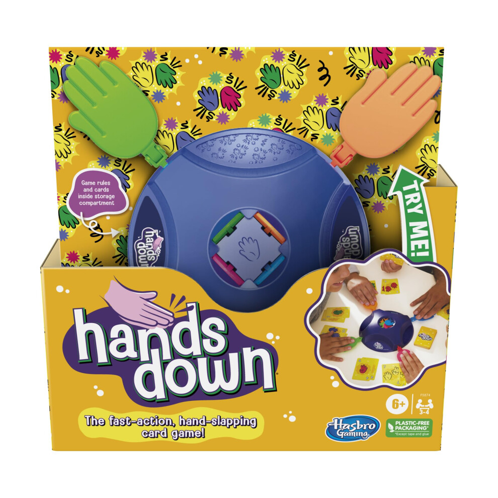 Hands Down Game  Fast-Paced Hand-Slapping Kids Game  Fun Family Card G