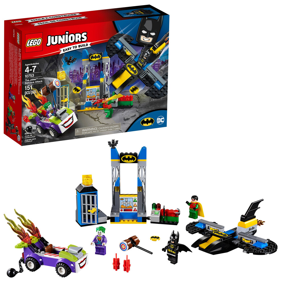 LEGO Juniors/4+ DC The Joker Batcave Attack 10753 Building Kit (151 Pi