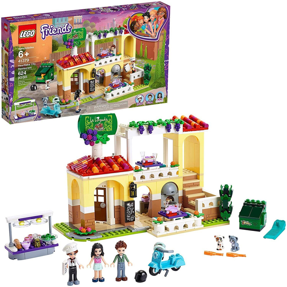 LEGO Friends Heartlake City Restaurant 41379 Restaurant Playset (624 P