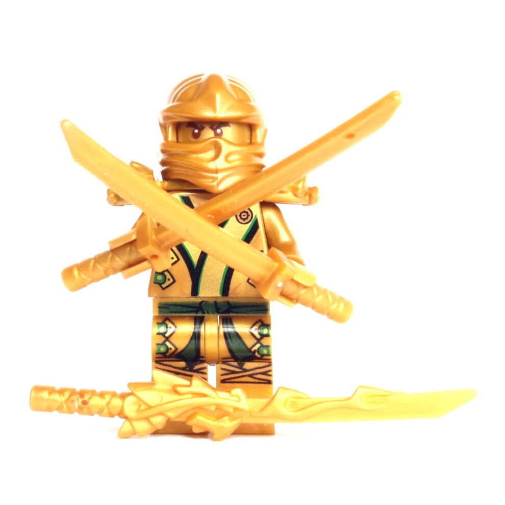 LEGO Ninjago - The GOLD Ninja with 3 Weapons