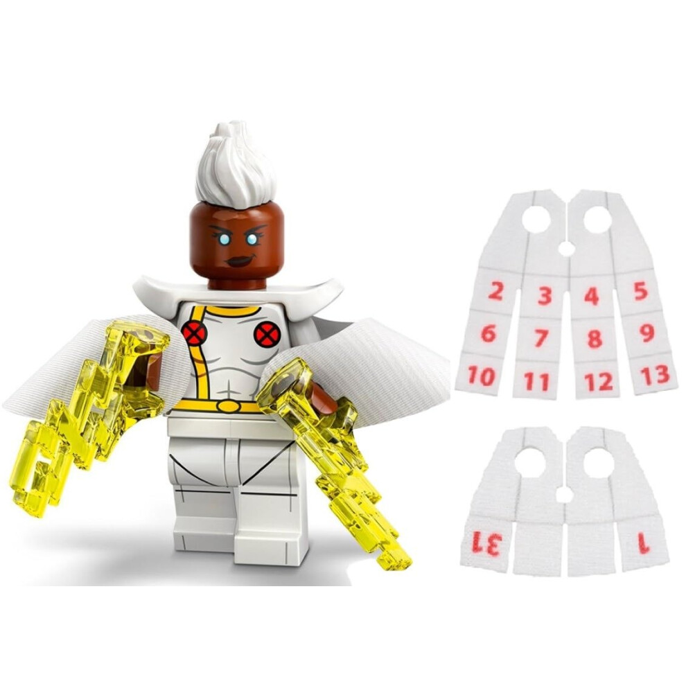 LEGO Marvel Series 2 Minifigure: Storm Minifigure Calendar Man Capes -