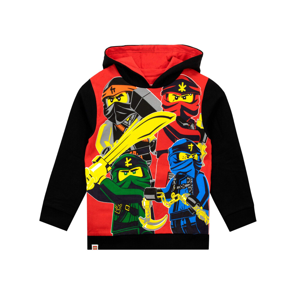 Lego Ninjago Boys' Lego Ninjago Hoodie Size 5 Multicolored