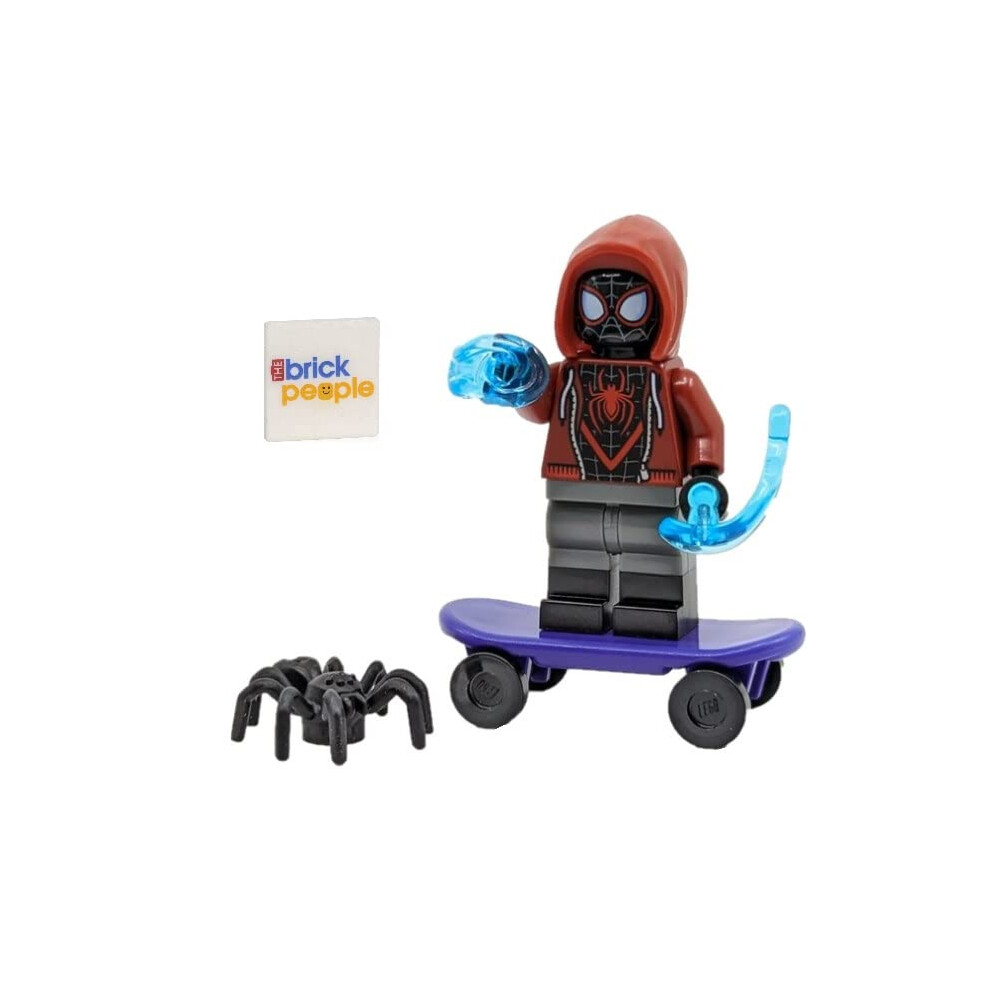 LEGO Superheroes Spider-Man: Miles Morales Minifigure with Skateboard