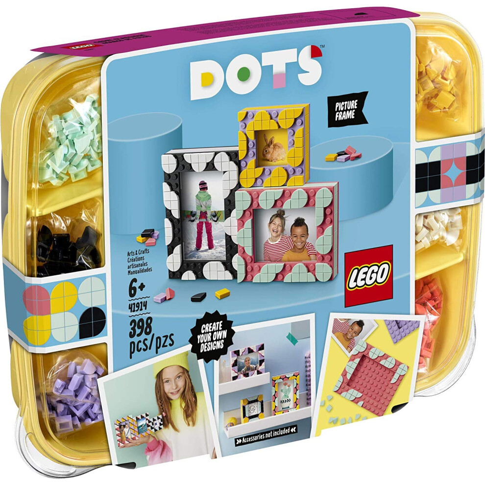 Lego Dots Creative Picture Frames 41914 Diy Creative Craft Decorations Kit For Kids Makes A Great Gift For Kids Who Like Doing Crafts At Home And Fu