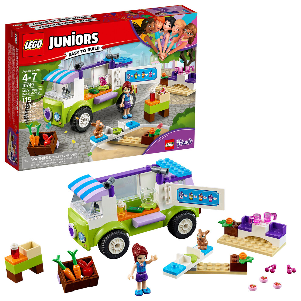 LEGO Juniors/4+ Mia's Organic Food Market 10749 Building Kit (115 Piec