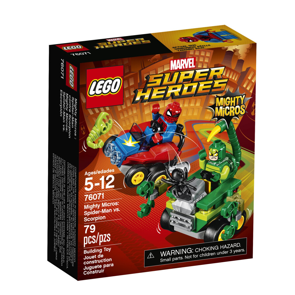 LEGO Super Heroes Mighty Micros: Spider-Man vs. Scorpion 76071 Buildin