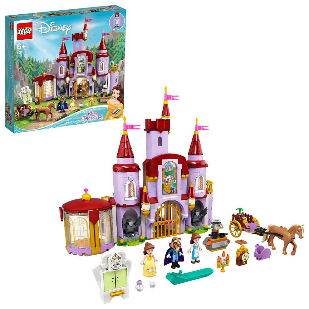 LEGO 43196 Disney Beauty and The Beast Castle Disney Movie Toy with Mi