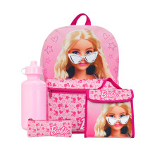 Barbie Backpack 4 Piece Set | Girls School Bag Set | Girls Backpack L