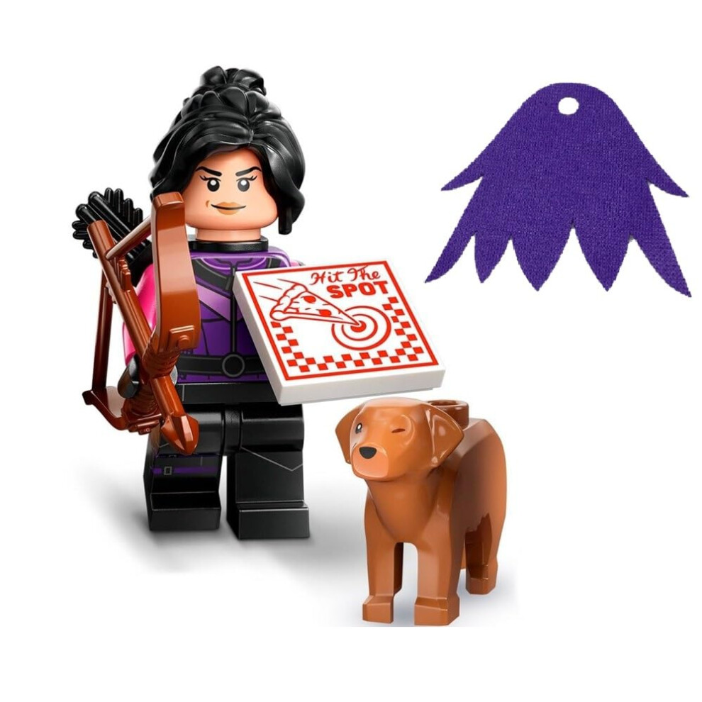 LEGO Marvel Series 2 Minifigure: Kate Bishop with Purple Maleficent Ca