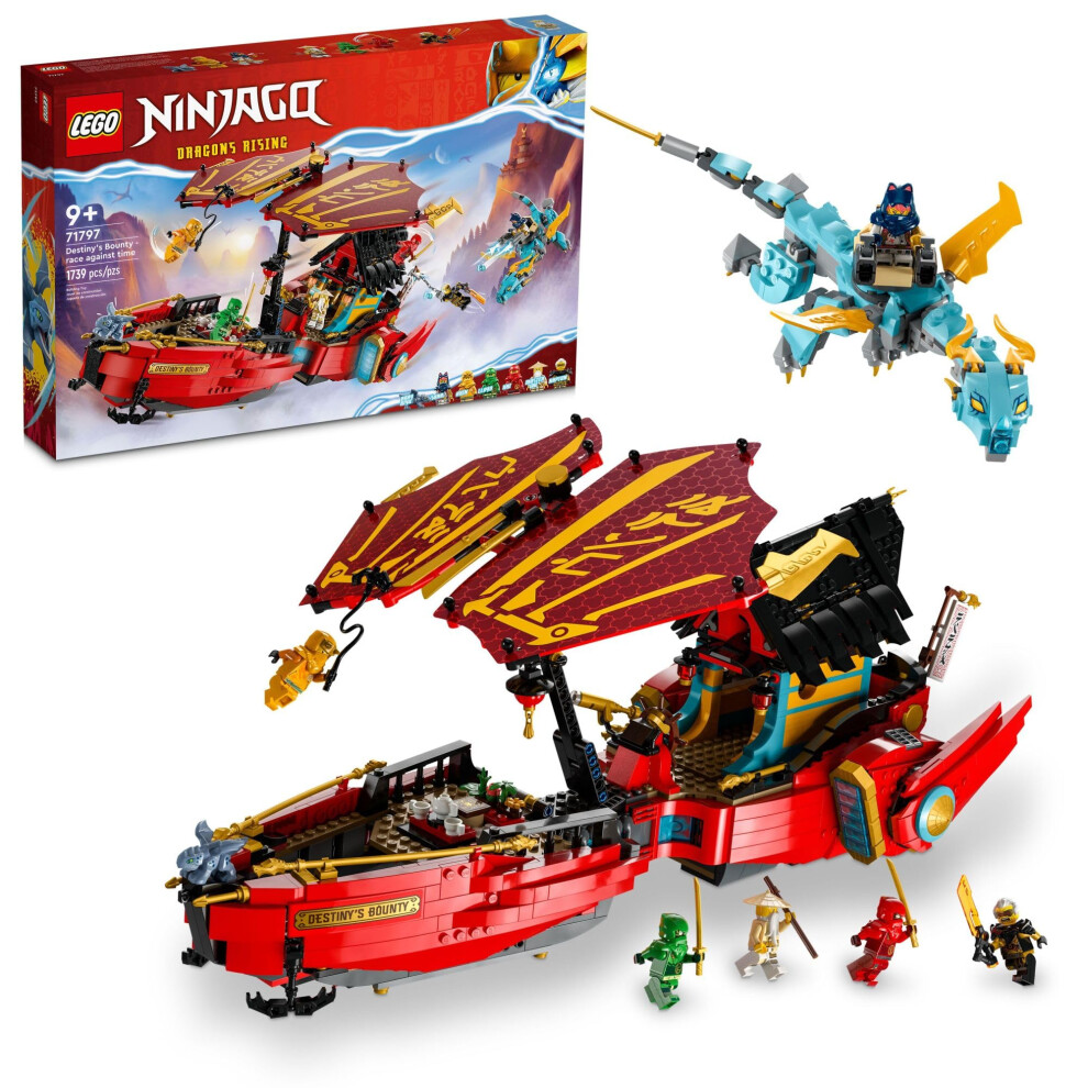 LEGO NINJAGO Destinys Bounty - Race Against Time 71797 Building Toy Fe