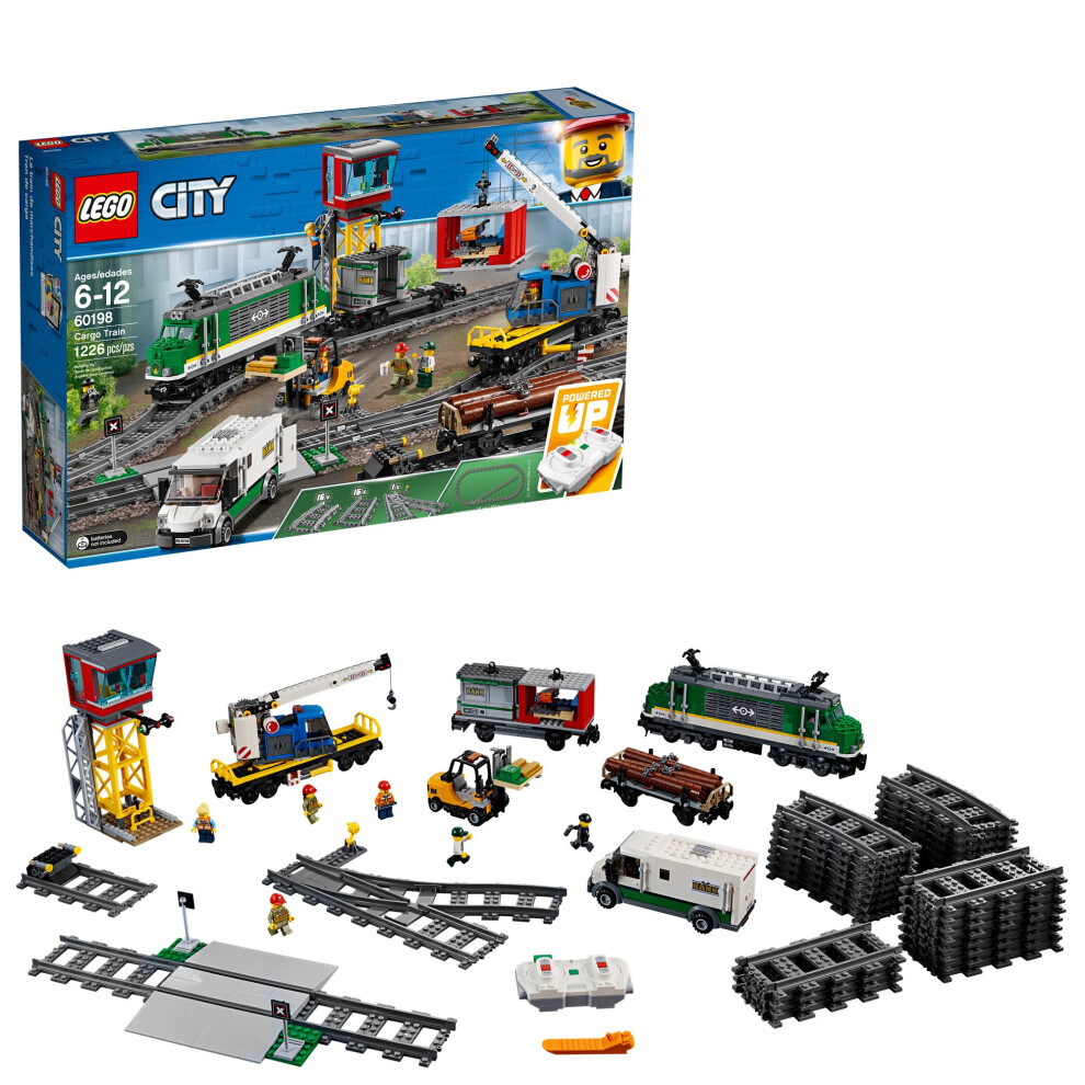 LEGO City Cargo Train 60198 Exclusive Remote Control Train Building Se