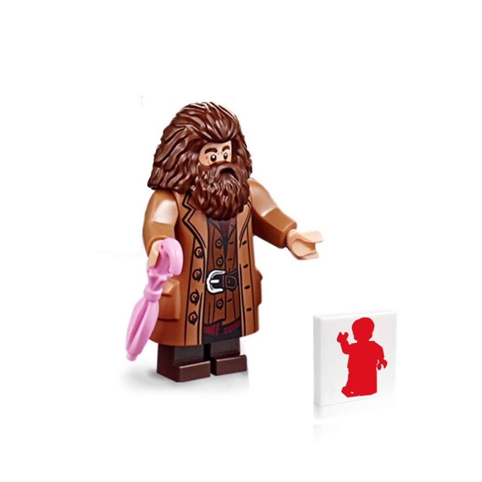 LEGO 2018 Harry Potter MiniFigure - Rubeus Hagrid (with Umbrella and D