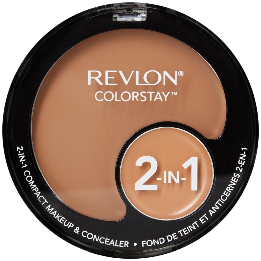 Revlon ColorStay 2-in-1 Compact Makeup & Concealer  True Beige