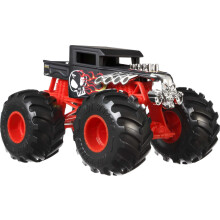 Hot Wheels Monster Trucks Oversized Bone Shaker, camion giocattolo pressofuso in scala 1:24