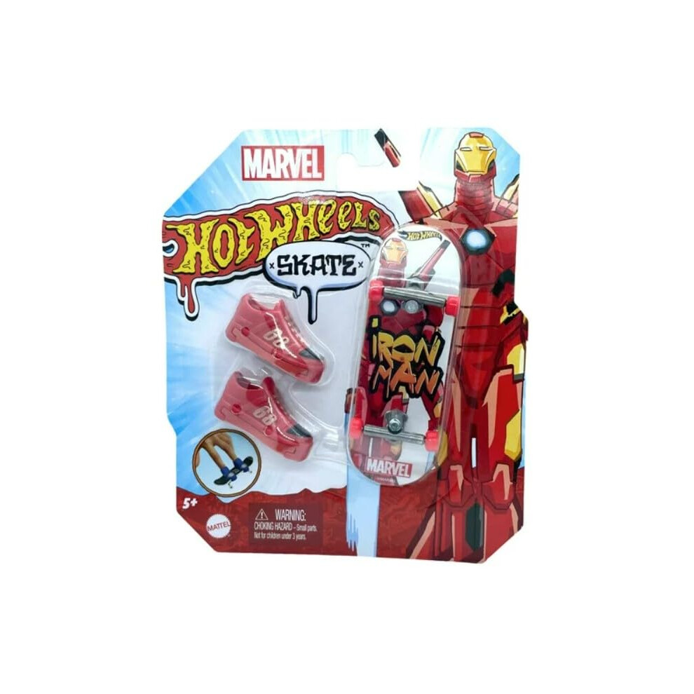 Hot Wheels Marvel Skate (Man Tony Stark Iron)