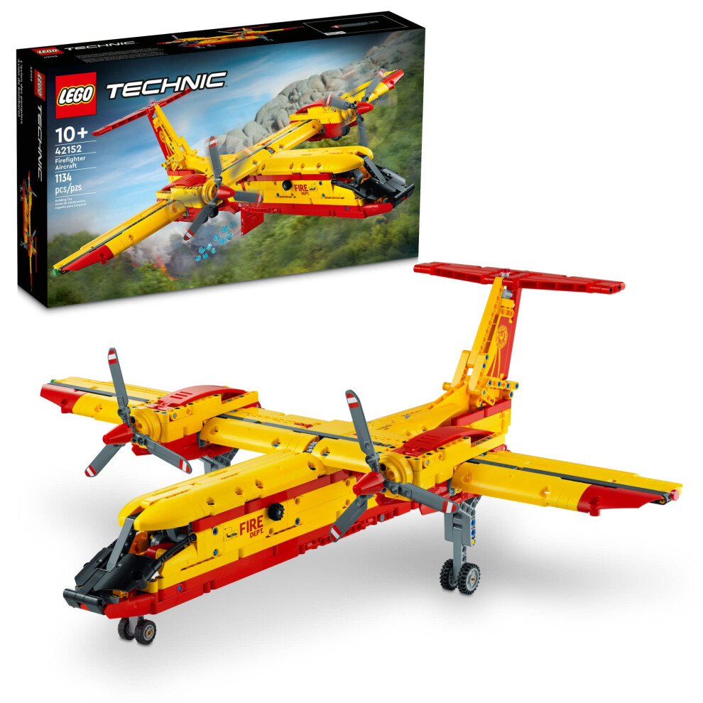 LEGO Technic Firefighter Aircraft Building Toy  Model Airplane Set 421