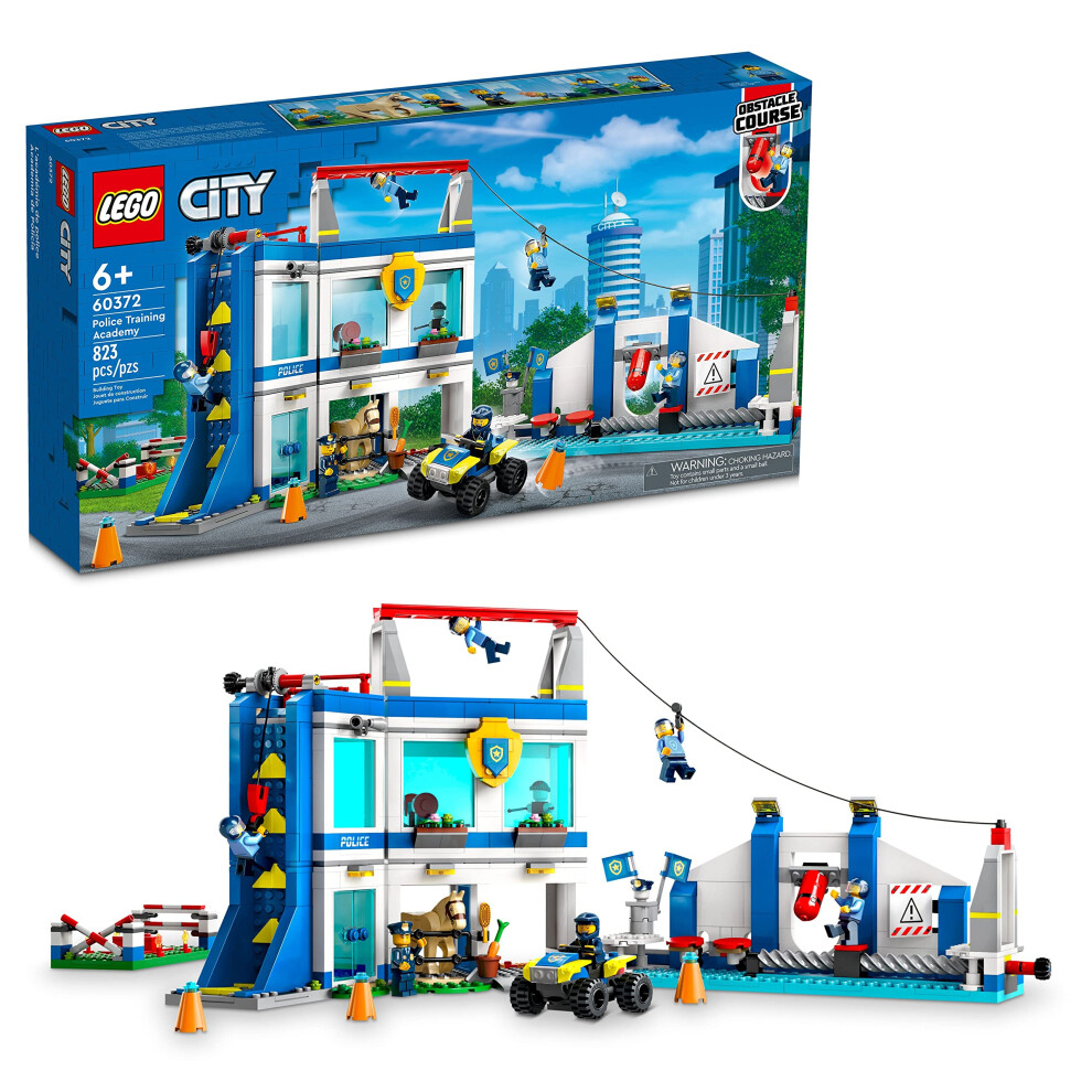 LEGO City Police Training Academy 60372  Station Playset with Obstacle