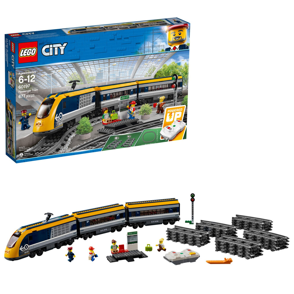 LEGO City Passenger Train 60197 Building Kit (677 Pieces)  Standard