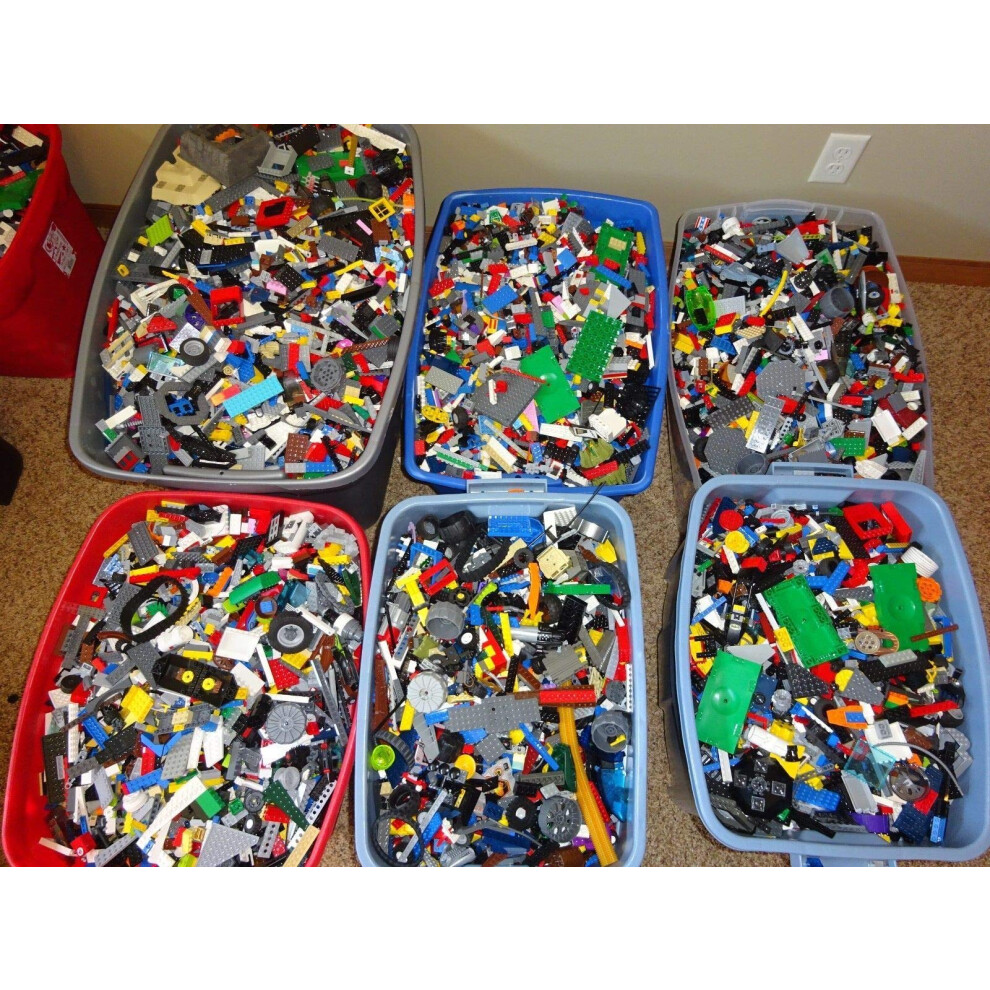 Lego 4 Pounds Bulk Lot! Random Parts  Pieces & Bricks  500 pcs