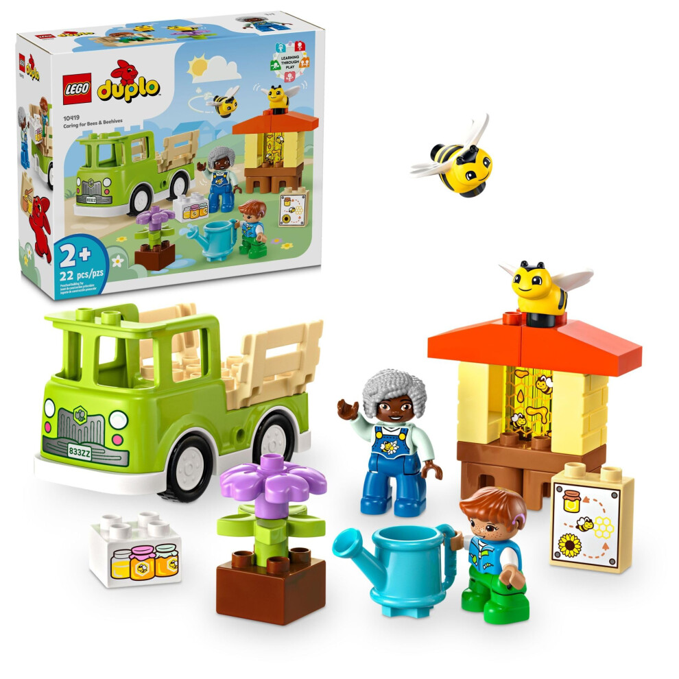 LEGO DUPLO Town Caring for Bees & Beehives Preschool Kids Learning Toy