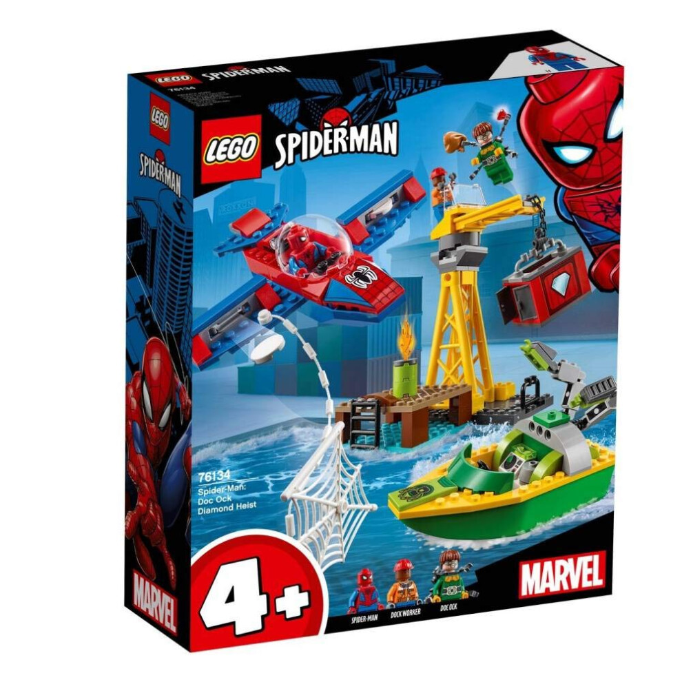 LEGO Marvel Spider Man Spider-Man: Doc Ock Diamond Heist 76134 Buildin