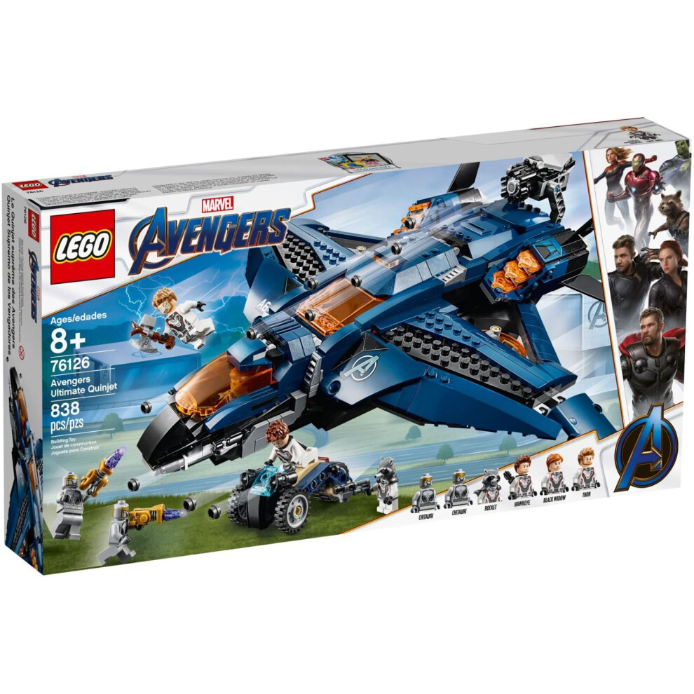 LEGO Marvel Avengers: Avengers Ultimate Quinjet 76126 Building Kit (83