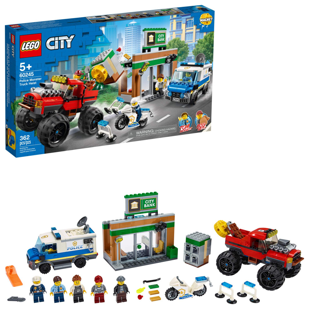 LEGO City Police Monster Truck Heist 60245 Police Toy  Cool Building S