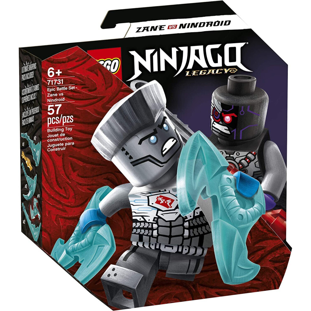 LEGO NINJAGO Epic Battle Set - Zane vs. Nindroid 71731 Building Kit; N