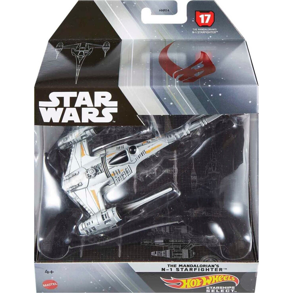 Hot Wheels Starships Selects The Mandalorian's N-1 Starfighter Star Wa