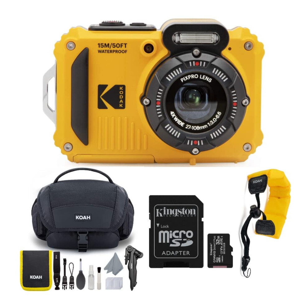 Kodak PIXPRO WPZ2 Rugged Waterproof 16MP Digital Camera with 4X Optica