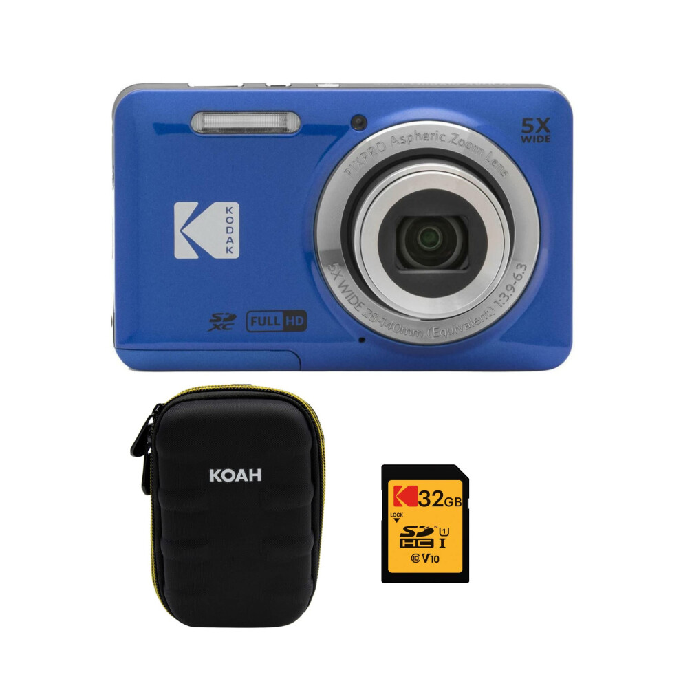 Kodak Pixpro Friendly Zoom Fz55-Bl 16Mp Digital Camera With 5X Optical