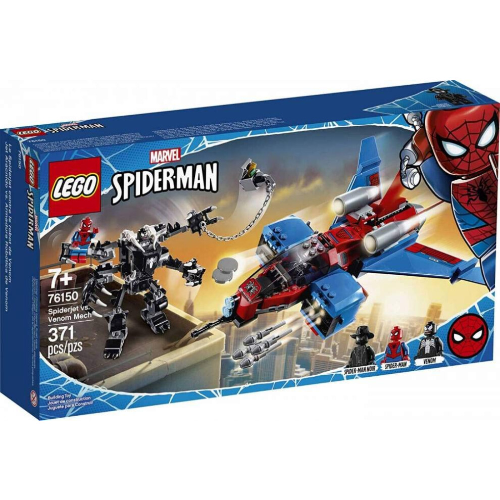 LEGO Marvel Spider-Man Spider-Jet vs Venom Mech 76150 Superhero Gift f