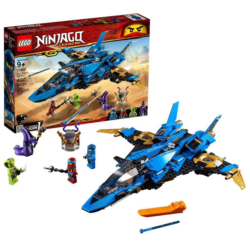 LEGO NINJAGO Legacy Jay's Storm Fighter 70668 Building Kit (490 Pieces