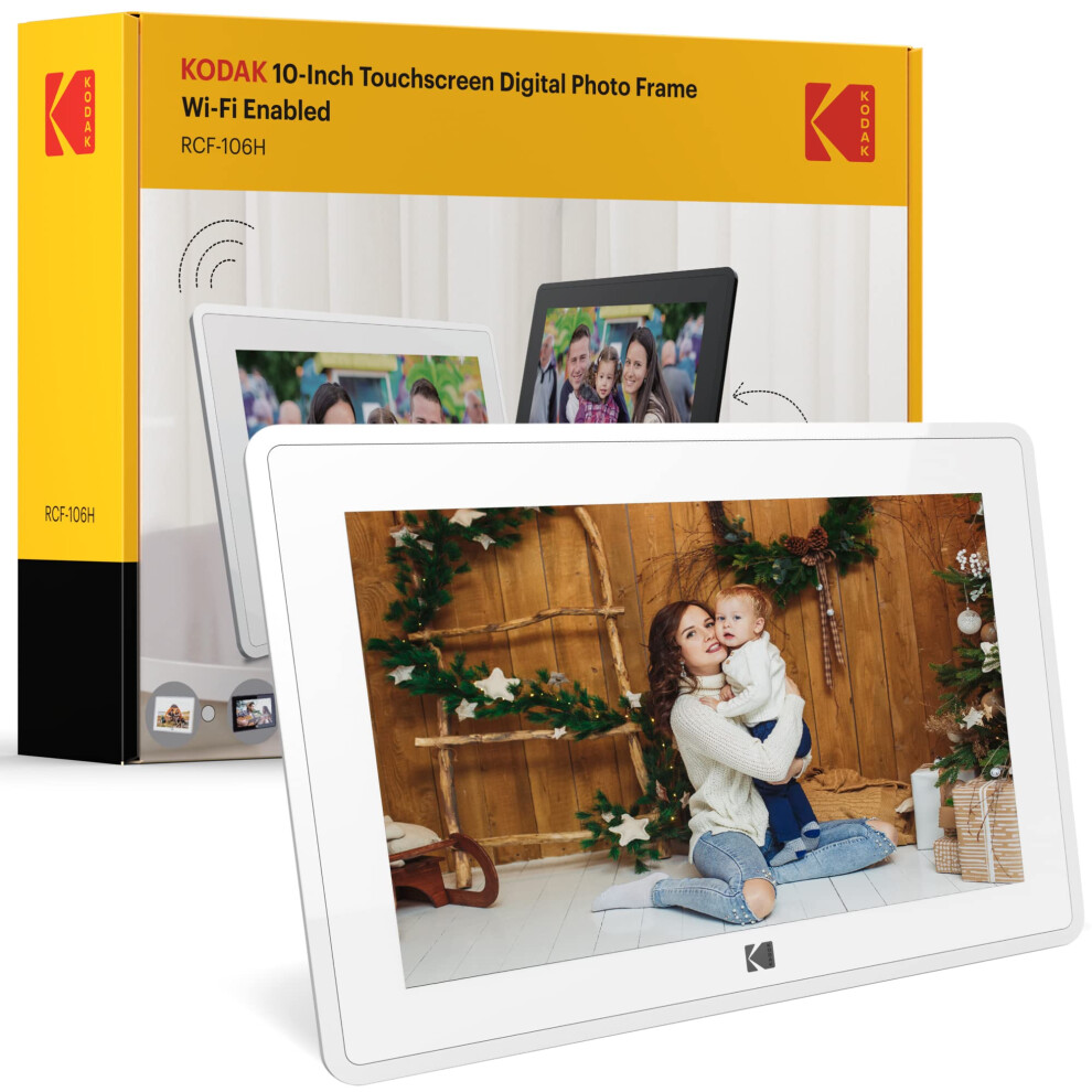 Kodak 10-Inch Touch Screen Digital Picture Frame  Wi-Fi Enabled with 1