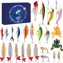 (HD-01 go fishing) Christmas Advent Calendars Countdown Advent Calendar Boys Girls Kids Party Favors Classroom Prizes Xmas Gift