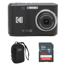Kodak PIXPRO FZ45 Friendly Zoom 16MP Full HD Digital Camera  Black  Bu