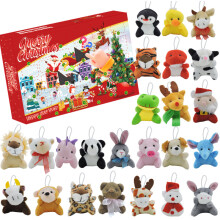 (XT-85 Plush) Christmas Advent Calendars Countdown Advent Calendar Boys Girls Kids Party Favors Classroom Prizes Xmas Gift